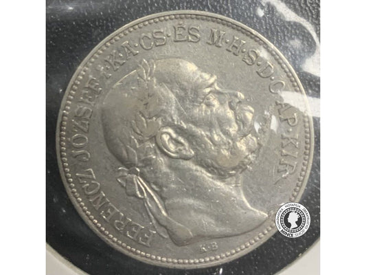 Strieborná minca k.b.Uhorsko 2 korona, 1914 Ferencz Jozsef I.