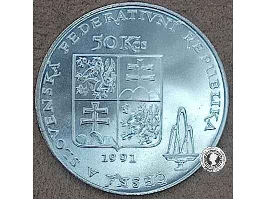 50 koruna 1991 - Karlovy Vary - BK