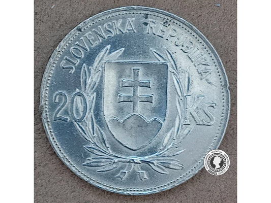 20 koruna - Slovenský Štát - 1939 - Dr. Jozef Tiso