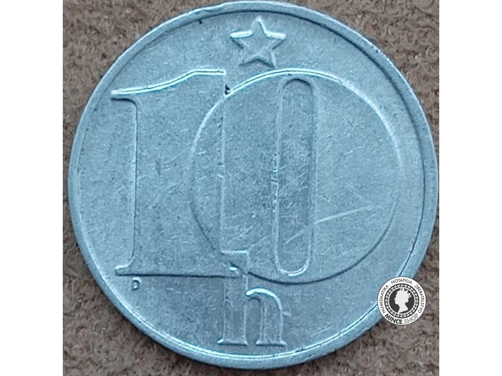 10 halier - Česko-Slovensko - 1977