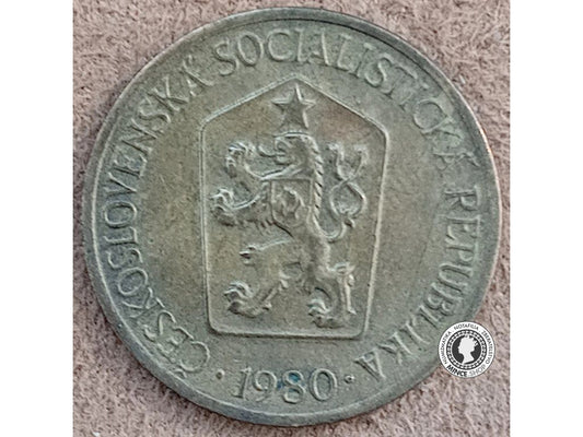 1 koruna - Česko-Slovensko - 1980