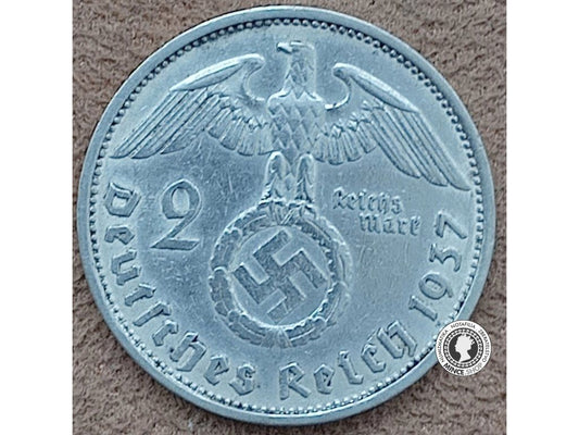 2 marka - Nemecko - Tretia Ríša - 1937 F