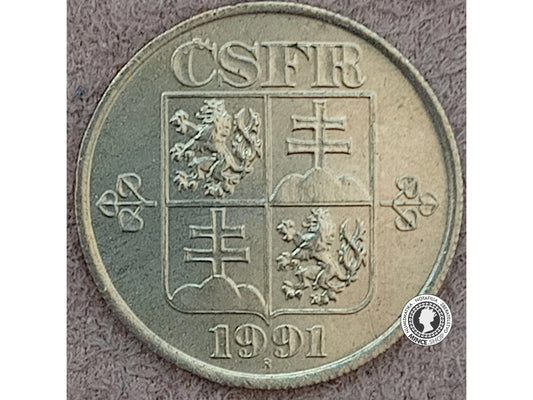 20 halier - Česko-Slovensko - 1991