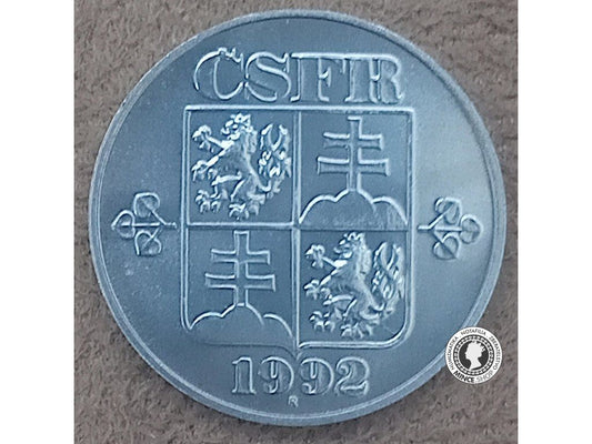 10 halier - Česko-Slovensko - 1992 - UNC