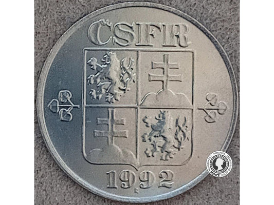 50 halier - Česko-Slovensko - 1992 - UNC