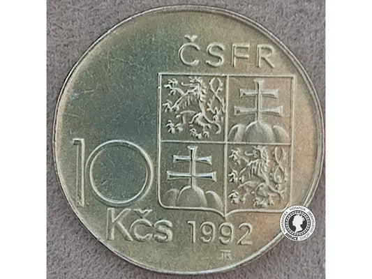10 koruna - Česko-Slovensko - 1992 - A.Rašín