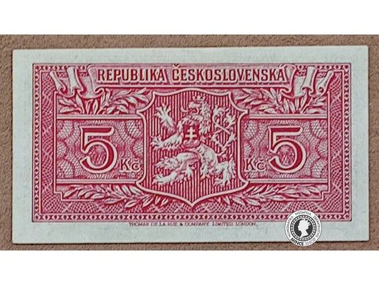 5 Korún - 1945 - ČSR