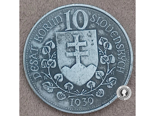10 koruna - Slovenský Štát - 1939 - replika