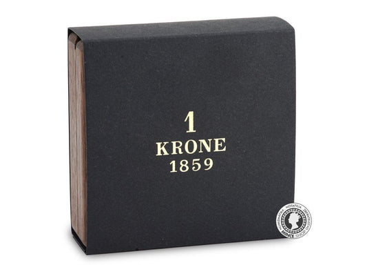 Zlatá medaila - Kremnické razby Františka Jozefa - spolková koruna 1859