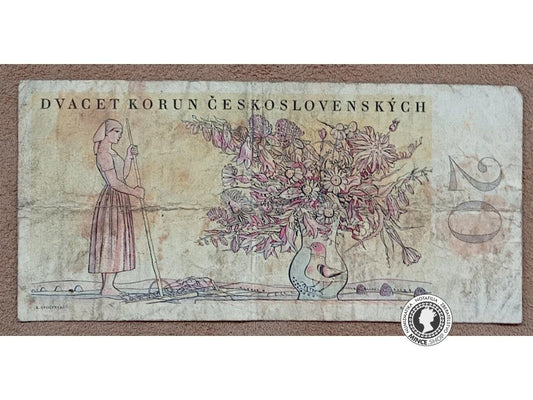 20 Korún - 1949 - ČSR