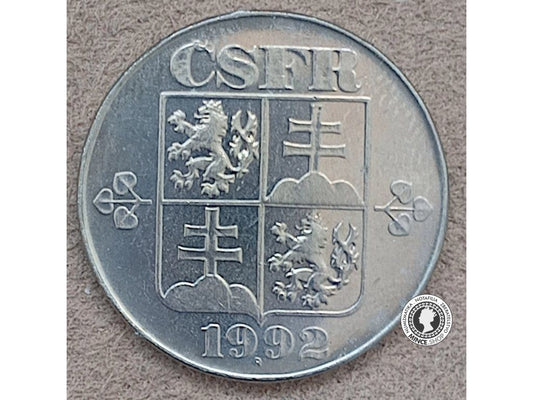 5 koruna - Česko-Slovensko - 1992 R - UNC