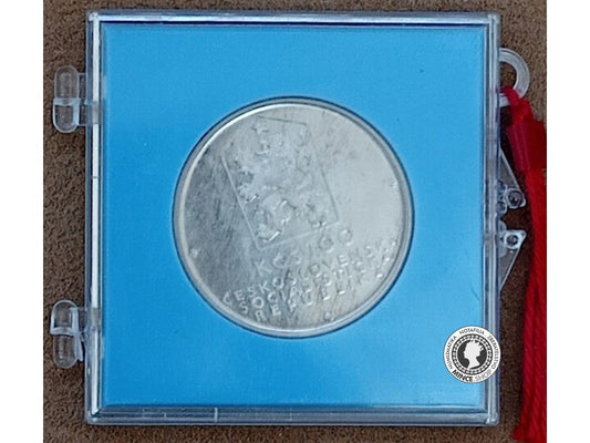 100 Kčs/1982 - Koněspřezná železnice - PROOF