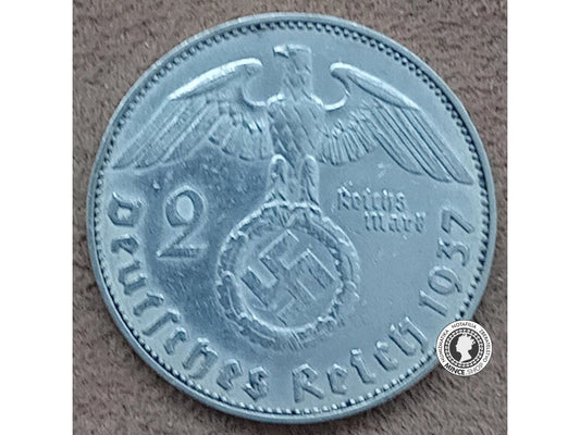 2 marka - Nemecko - Tretia Ríša - 1937 J