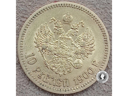 10 rubeľ - Cárske Rusko - 1900