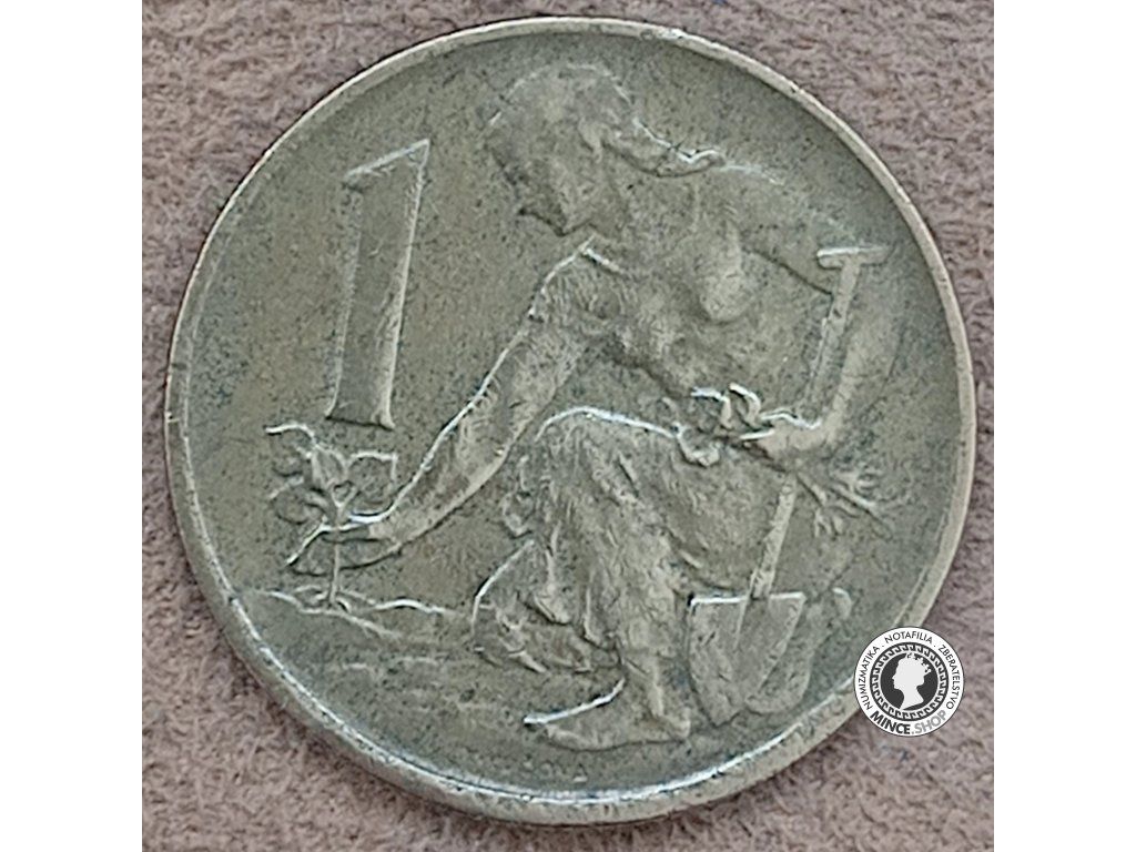 1 koruna - Česko-Slovensko - 1986