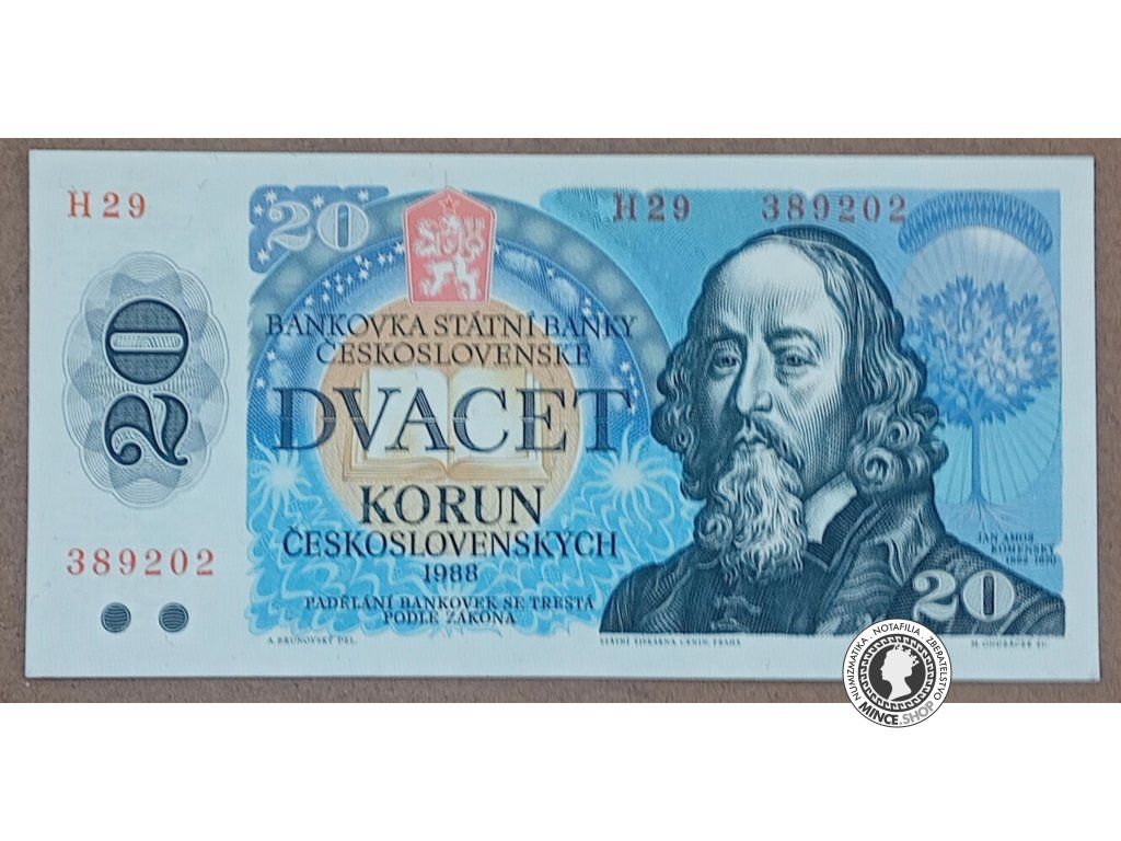 20 Korún - 1988 - ČSSR