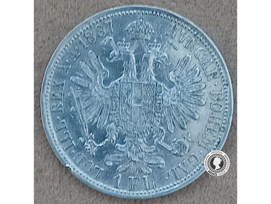 1 florin - Rakúsko-Uhorsko - 1887