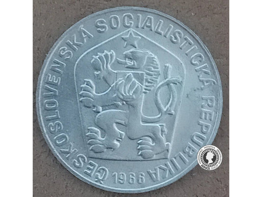 Strieborná minca 10kcs / 1966 - Velká Morava - kvalita BK 0/0