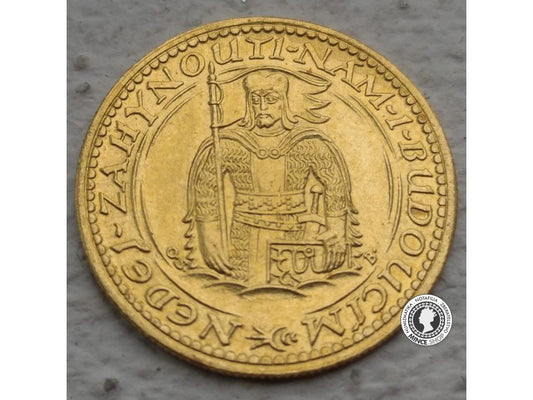 Zlatý Svatováclavský Dukát 1927 - Vzácny ročník!