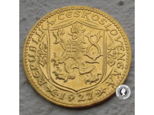 Zlatý Svatováclavský Dukát 1927 - Vzácny ročník!