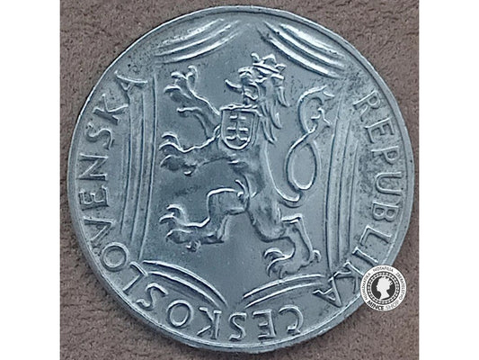 Strieborná minca 100 Kč 30.výročie ČSR 1948
