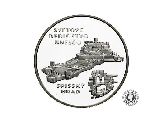 200 Sk/1998 - Spišský hrad - Svetové dedičstvo UNESCO - BK 0/0