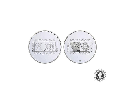200 Sk/1996 - J. C. Hronský - 100. výročie narodenia - BK