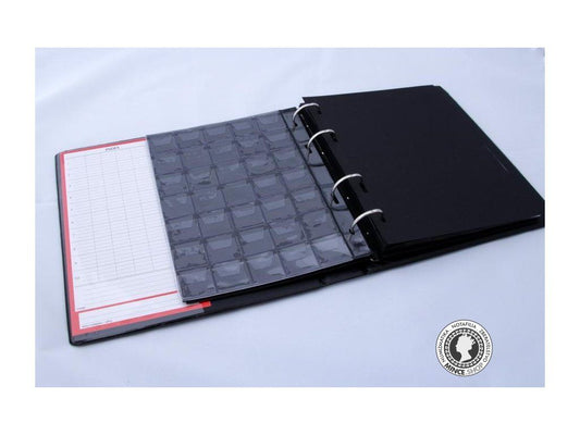 Album na 221 mincí rôznych veľkostí vrátane listov - čierny