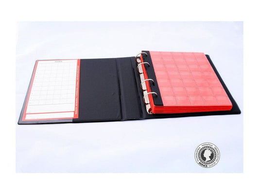 Album na 221 mincí rôznych veľkostí vrátane listov - tmavomodrý