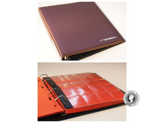 Album na 2€ mince typ Standard 200 vrátane listov - bordový