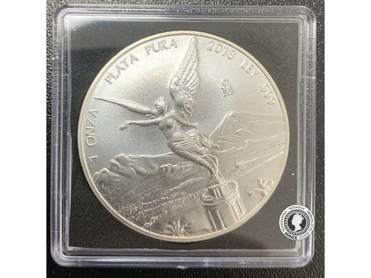 Strieborná investičná minca Mexico Libertad 1 Oz 2013