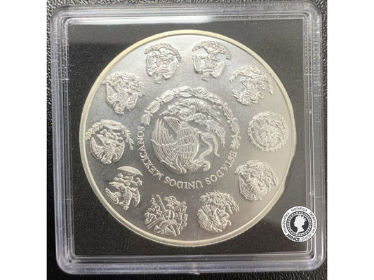 Strieborná investičná minca Mexico Libertad 1 Oz 2013