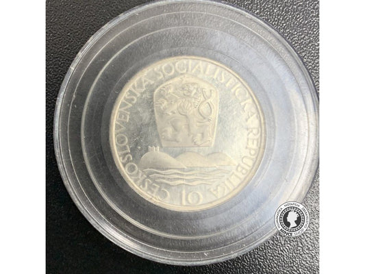 Proof 10 Kčs/1967 - Academia Istropolitana - 500. výročie založenia