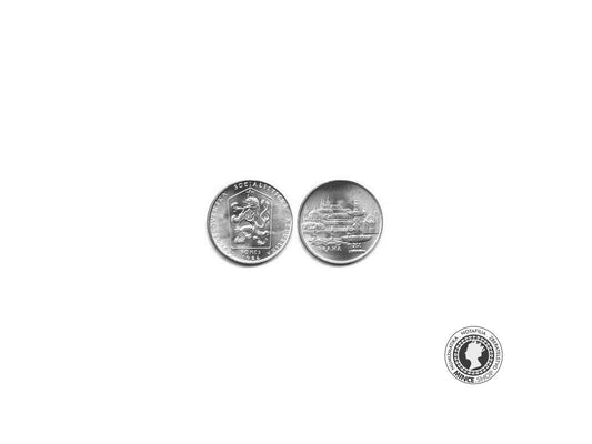 Strieborná minca proof 50kcs / 1986 - Praha