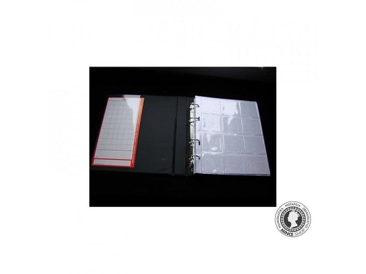 Album na mince v púzdrach / holderoch typ Std vrátane listov - farba hnedá