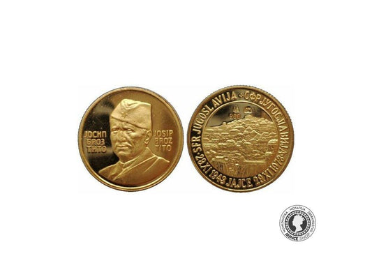 ZLATNIK Josip Broz Tito 1973 JAJCE 21,6K 0.900 3,55G