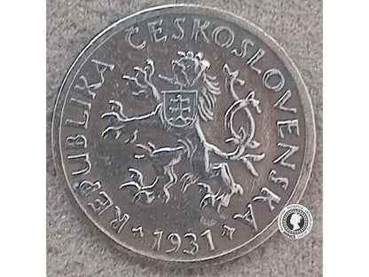 5 halierov - 1.ČSR - 1931