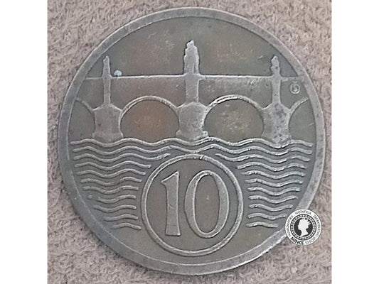 10 halier - 1.ČSR - 1922