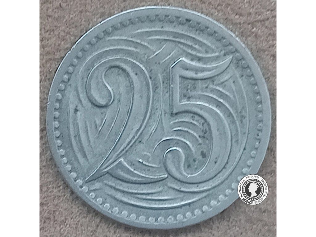25 halier - 1.ČSR - 1933