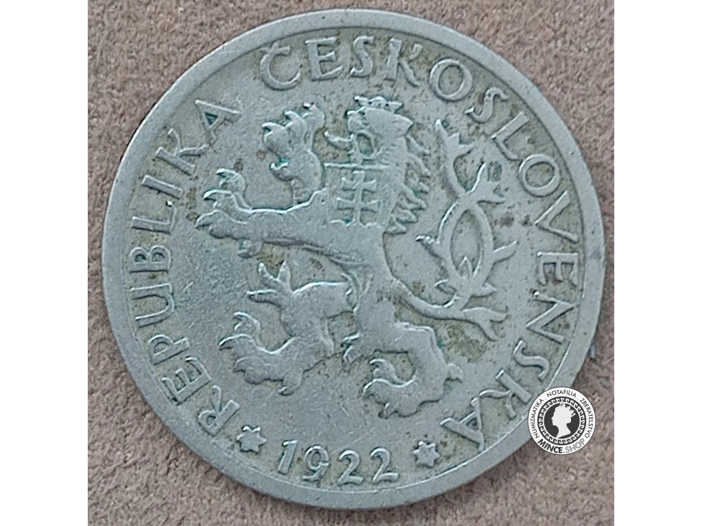 1.koruna - 1.ČSR - 1922