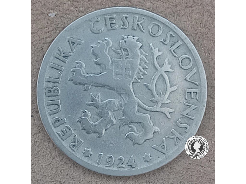 1.koruna - 1.ČSR - 1924