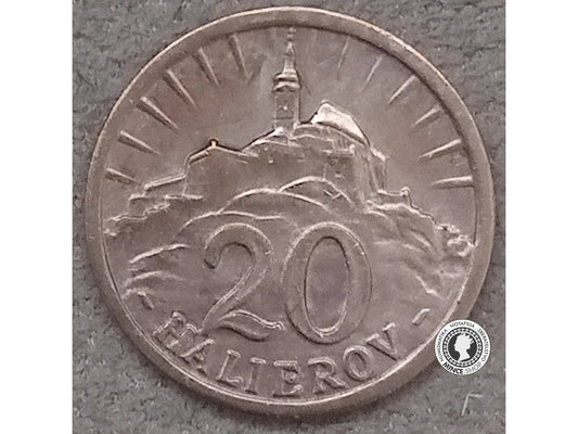 20 halier - Slovenský Štát - 1940