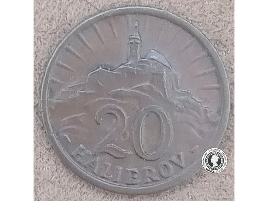 20 halier - Slovenský Štát - 1941
