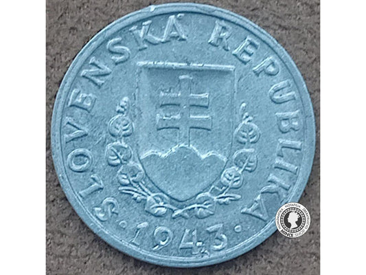 20 halier - Slovenský Štát - 1943