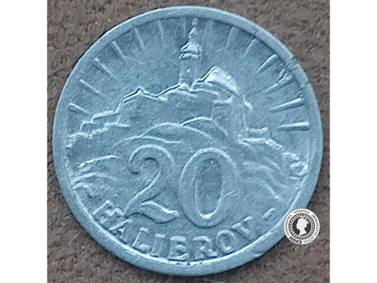 20 halier - Slovenský Štát - 1943