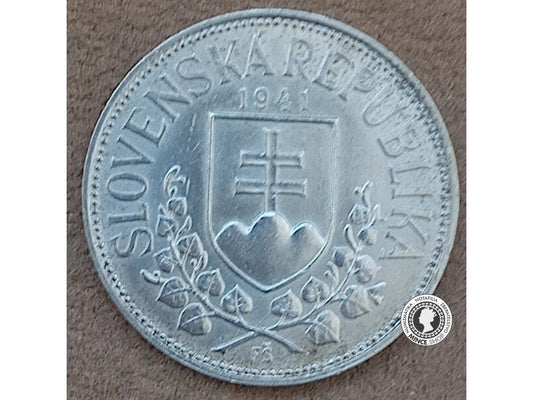 20 koruna - Slovenský Štát - 1941 - dvojkríž