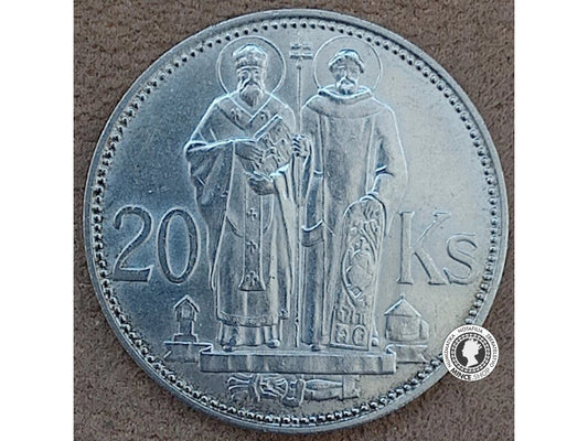 20 koruna - Slovenský Štát - 1941 - dvojkríž