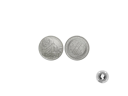 200 Kč - Pamätná strieborná minca PROOF - 750.výročie založenia kláštora Zlatá Koruna