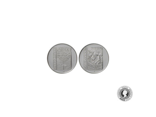 200 Kč - Pamätná strieborná minca PROOF - 500.výročie narodenia Jána Blahoslava - 2023