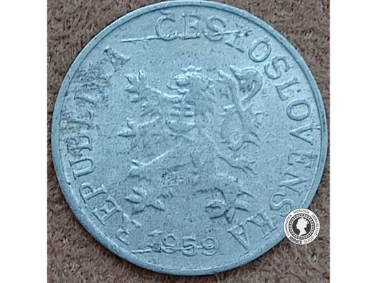 1 halier - Česko-Slovensko - 1959